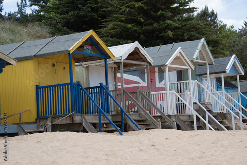 Colourful beach huts at Wells Next The Sea