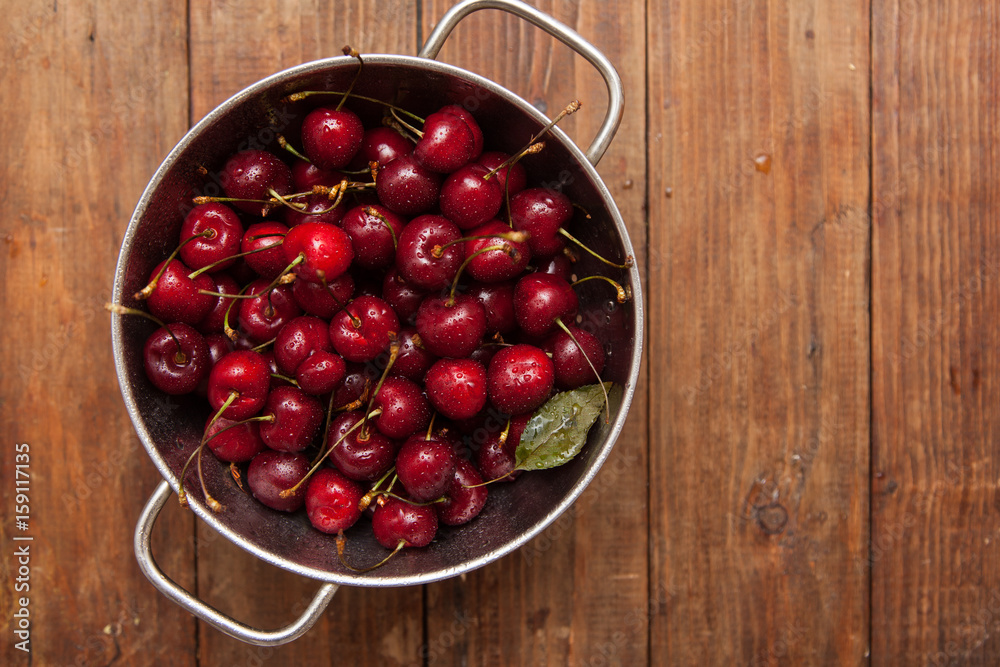 Cherry with drops Cherry with drops