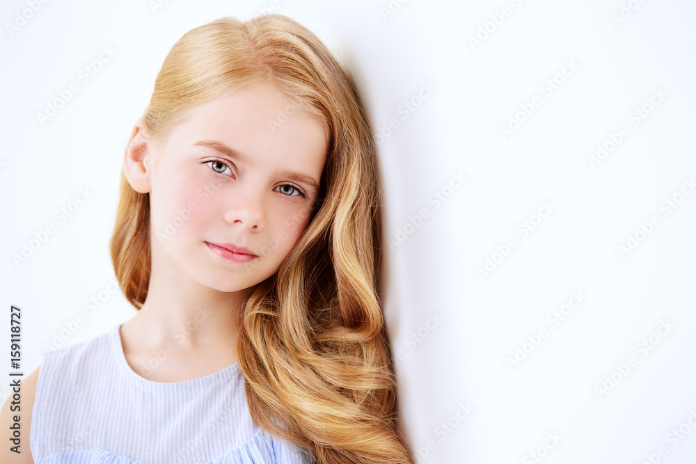 calm and pensive girl calm and pensive girl