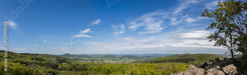 Panorama Horizont Rh  n Mittelgebirge 