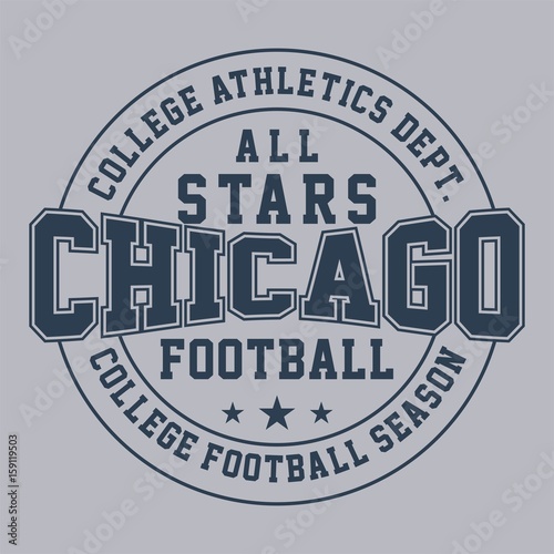 graphic for shirt and print all star chicago