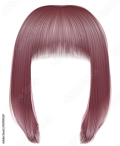  trendy hairs сopper pink colors . kare fringe . beauty fashion