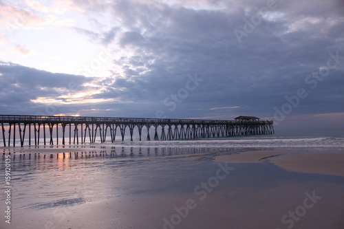 Fishing pier at dawn © Nelson