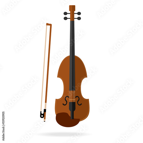 Violin with bow