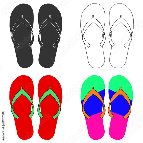 Flip-flops set