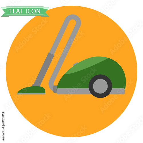 Green vacuum cleaner