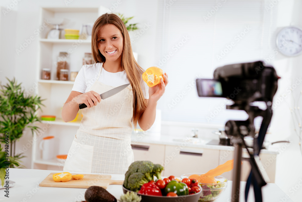 Attractive Blogger Girl Making Video For You Attractive Blogger Girl Making Video For You