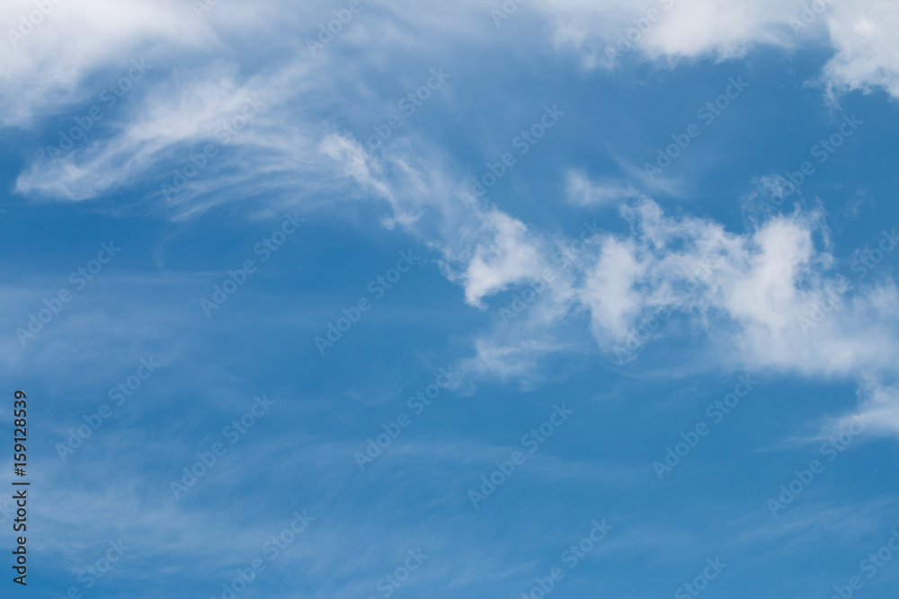 White clouds in the sky White clouds in the sky