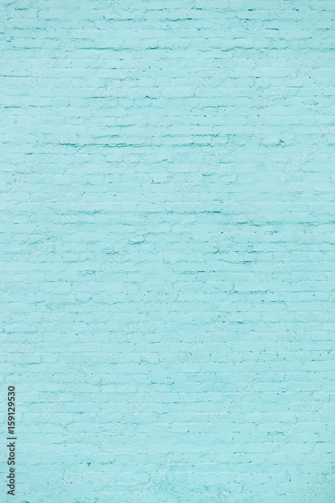 Fototapeta premium turquoise bricks background