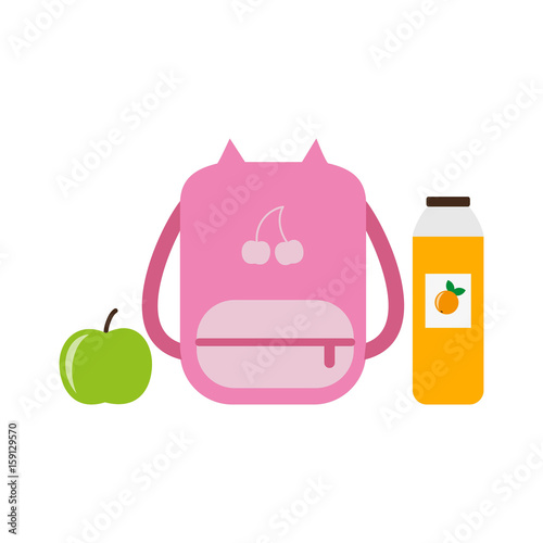 School lunch box for children.