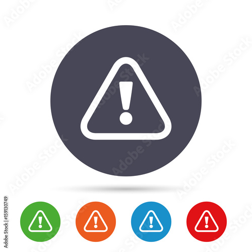 Free Download Attention sign icon. Exclamation mark. - GFXLoad