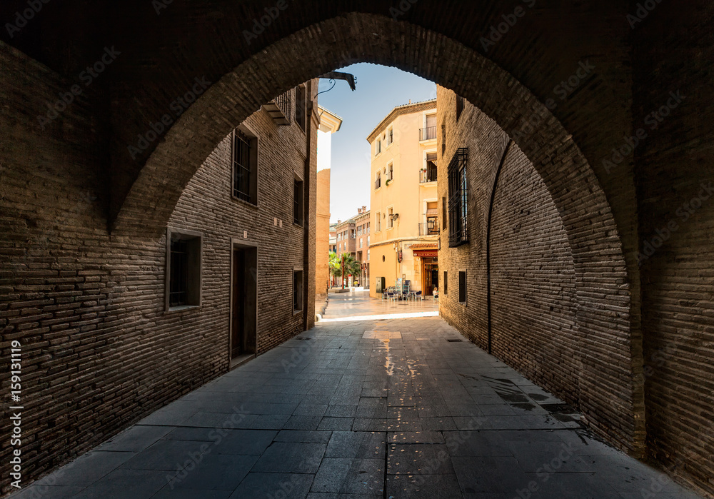 Fototapeta premium Arch. The sun. Day. Spain.