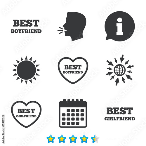 Best boyfriend and girlfriend icons.