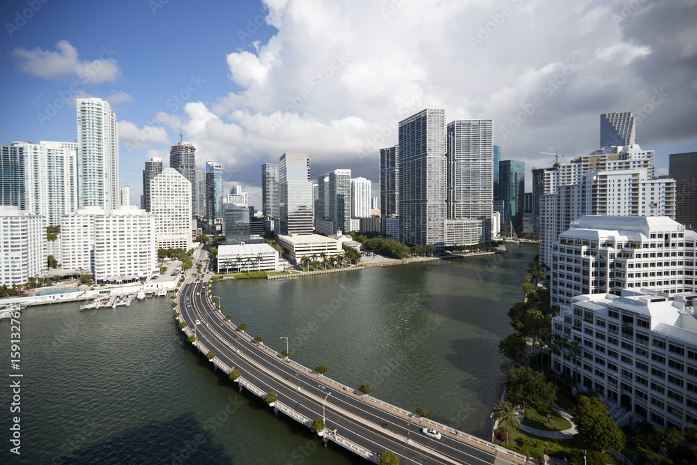 Fototapeta premium Brickell - Miami - Florida