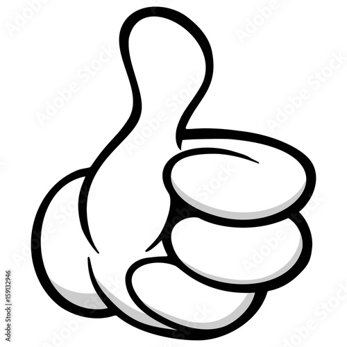 Thumbs Up Cartoon Hand