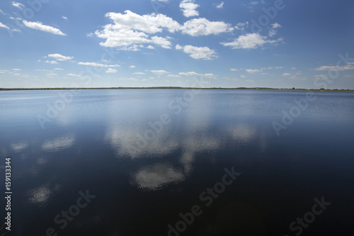 Open water on Lake Tohopekaliga in springtime  St. Cloud  Florida.