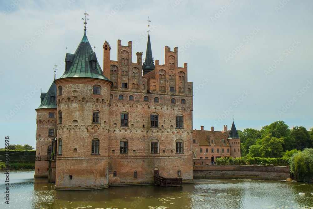 Obraz premium Egeskov slot in Denmark