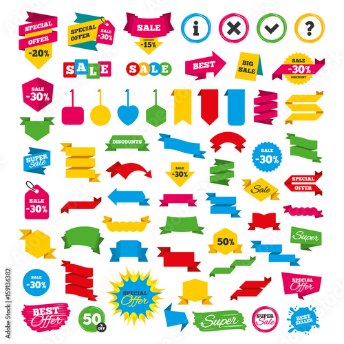 Information icons. Question FAQ symbol.