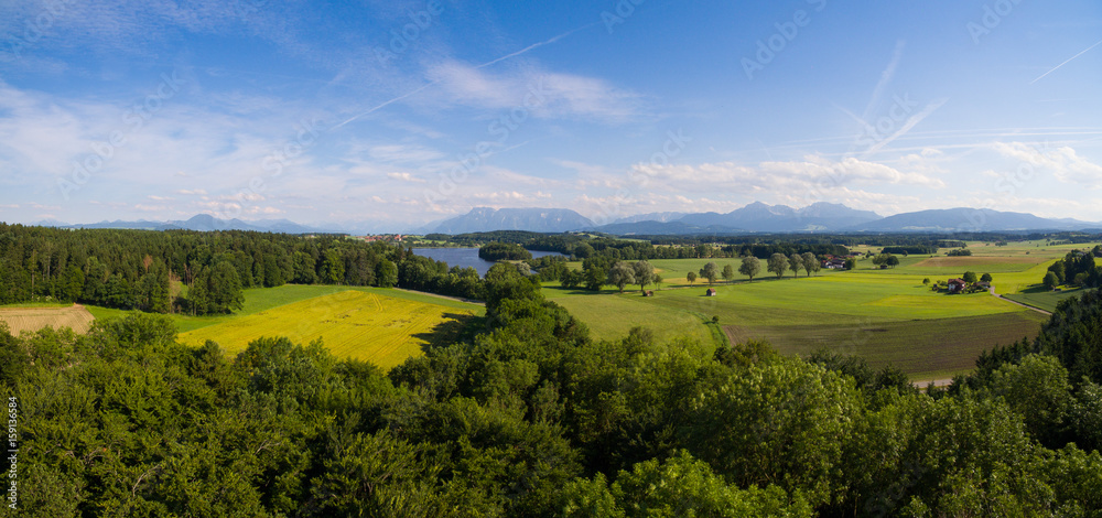 Lake Abtsee, Bavaria, Germany, in summer