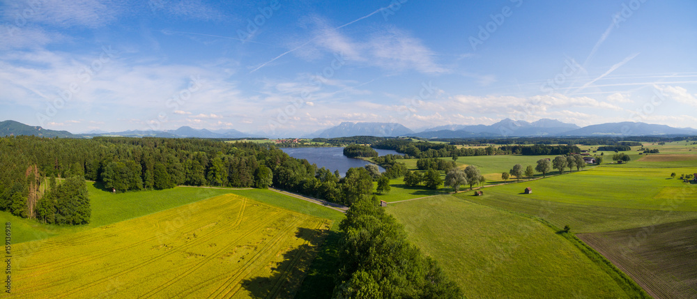 Obraz premium Lake Abtsee, Bavaria, Germany, in summer
