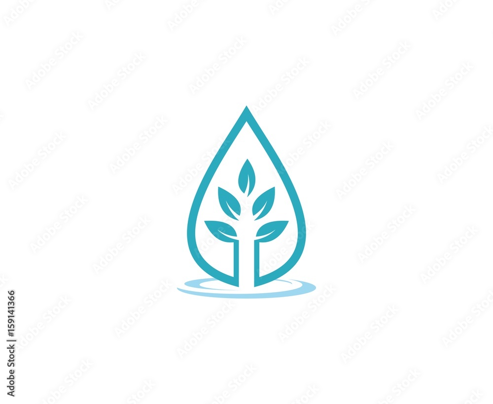 Water drop logo Water drop logo