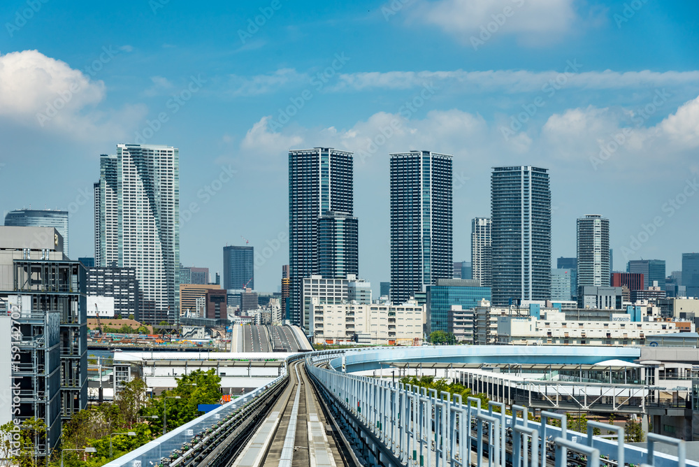 Obraz premium 東京都心の高層ビル