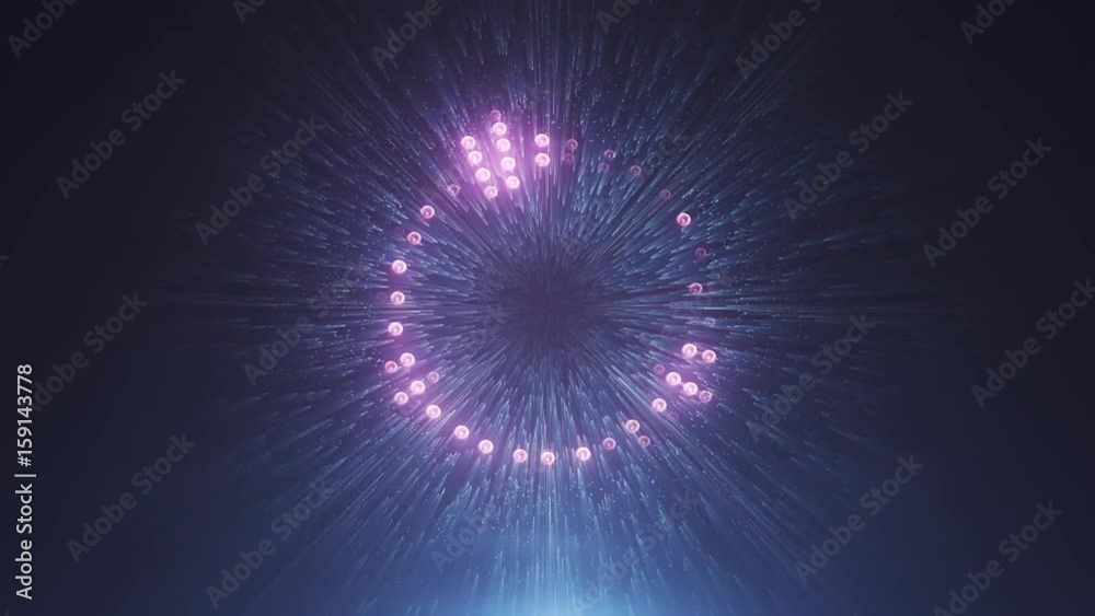 Pink high-tech Led Equalizer