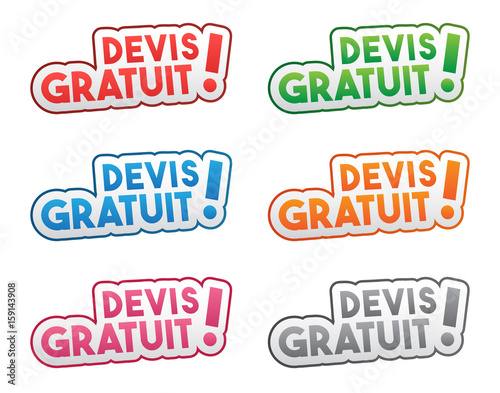 Tableau sur toile devis gratuit - bandeau étiquette