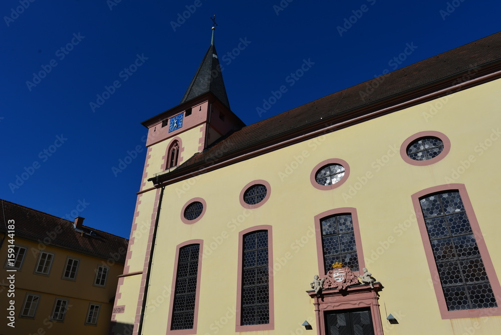 Fototapeta premium Evangelische Kirche Bad König