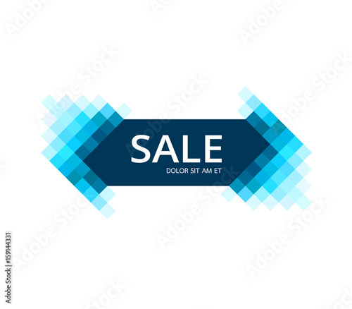 Vector abstract design sale banner template