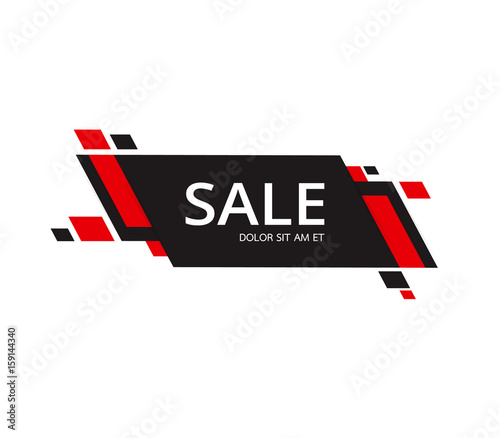 Vector abstract design sale banner template