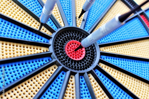 An image of darts - target