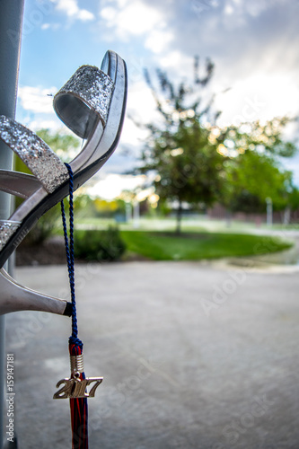 High Heeled Shoe And Graduation Tassel © Kyle Brutke