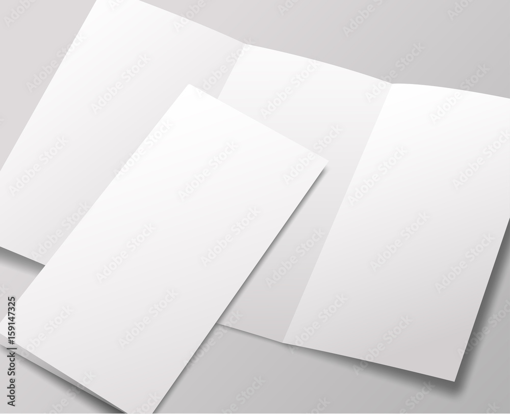 Blank brochure template : Vector Illustration Blank brochure template : Vector Illustration