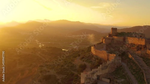 Castell de Bellver Carrer Camilo Jose Cela Palma Mallorca Islas Baleares  Spain Aerial view castle close up