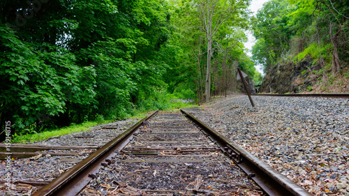Bild auf Leinwand Derailed