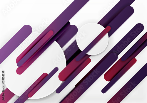Cut 3d paper color straight lines abstract background
