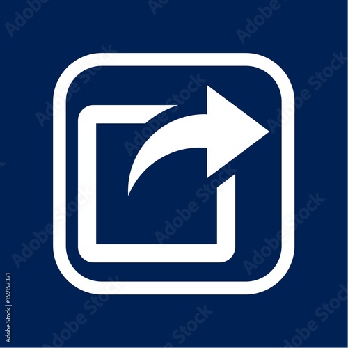 Free Download Share icon. Send social media information symbol - GFXLoad