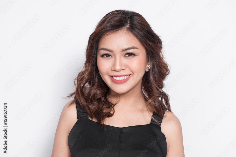 Beautiful stylish asian woman in elegant casual black outfit posing Beautiful stylish asian woman in elegant casual black outfit posing