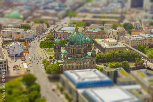 Photography Aerial view of the Museum Island in Berlin