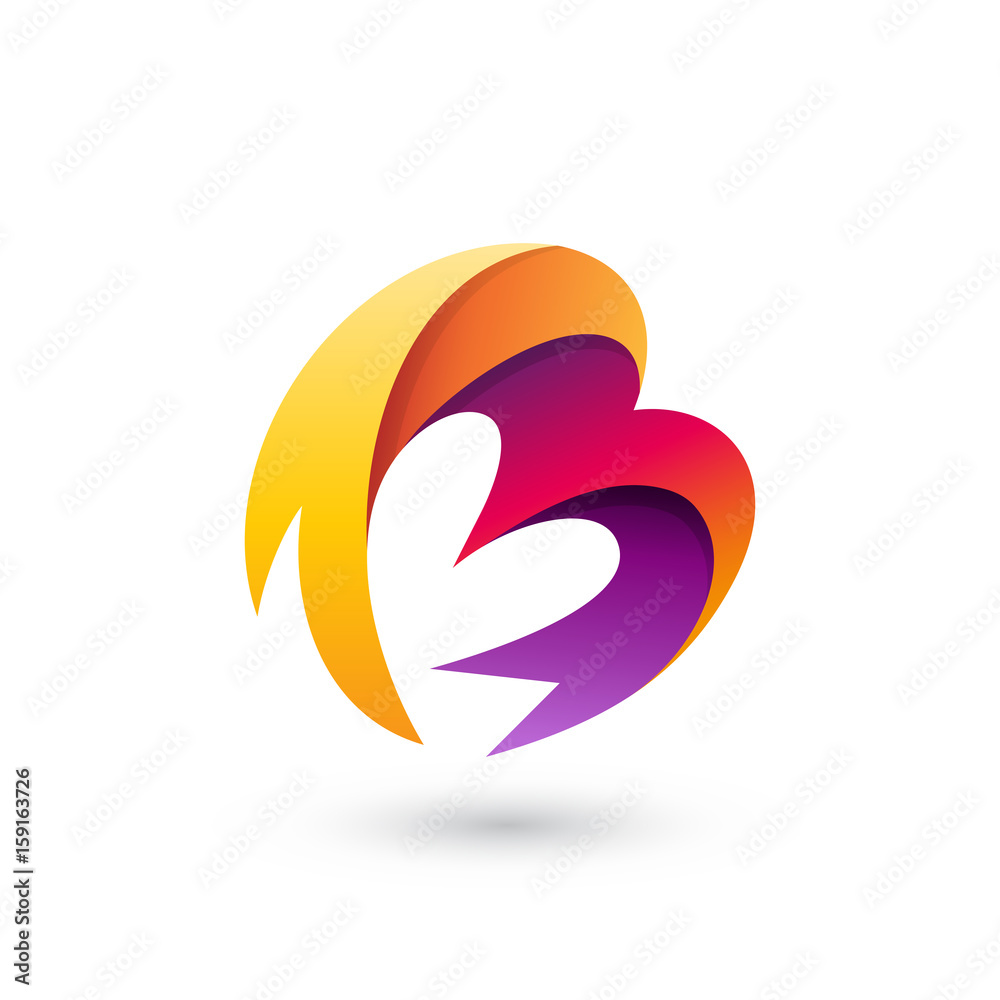 Fototapeta premium Letter B Logo