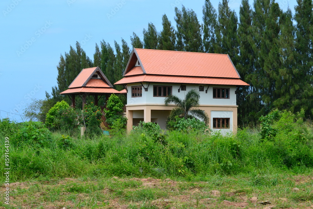 Two-storey house. Thailand Two-storey house. Thailand