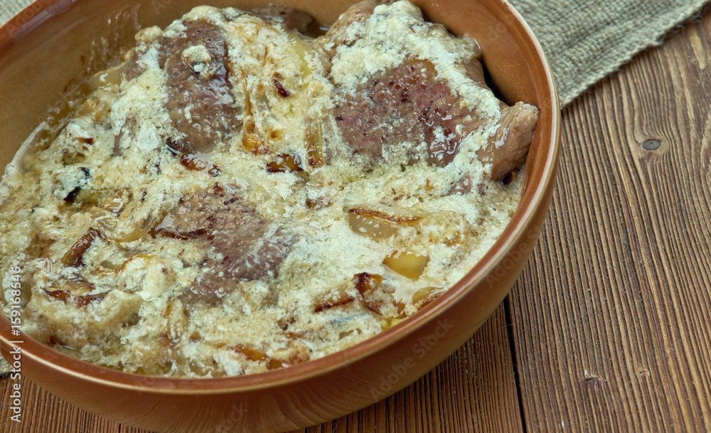 Finnish fried pork loin