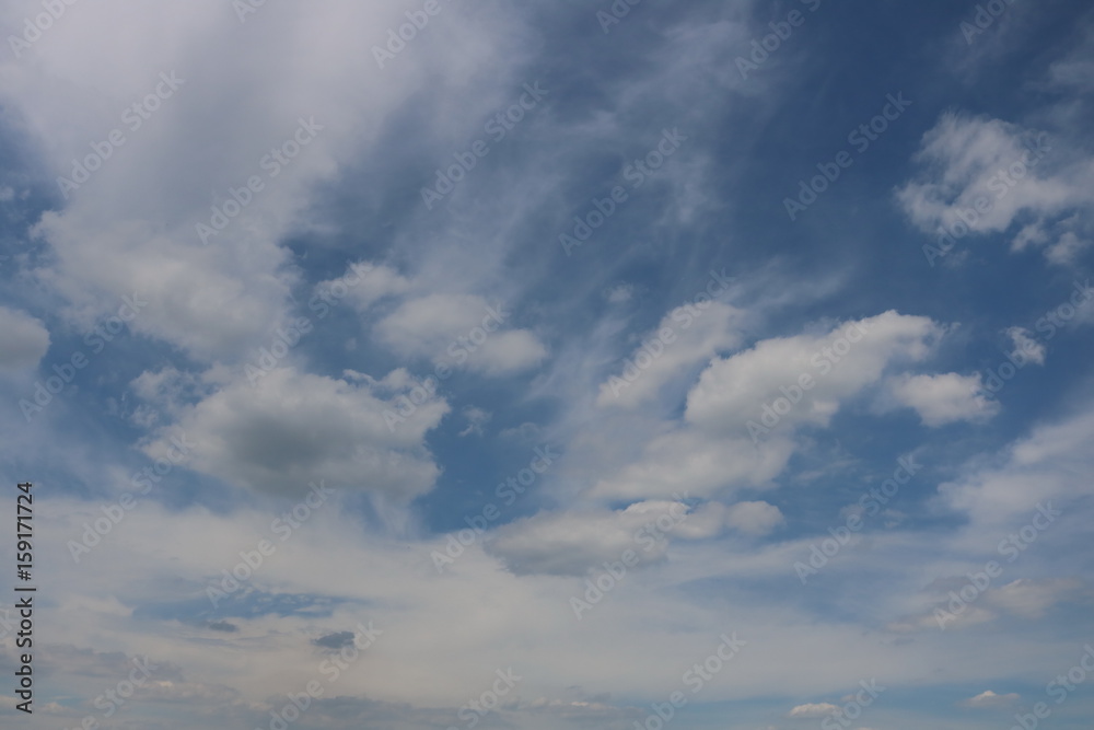 White Cloudy sky 