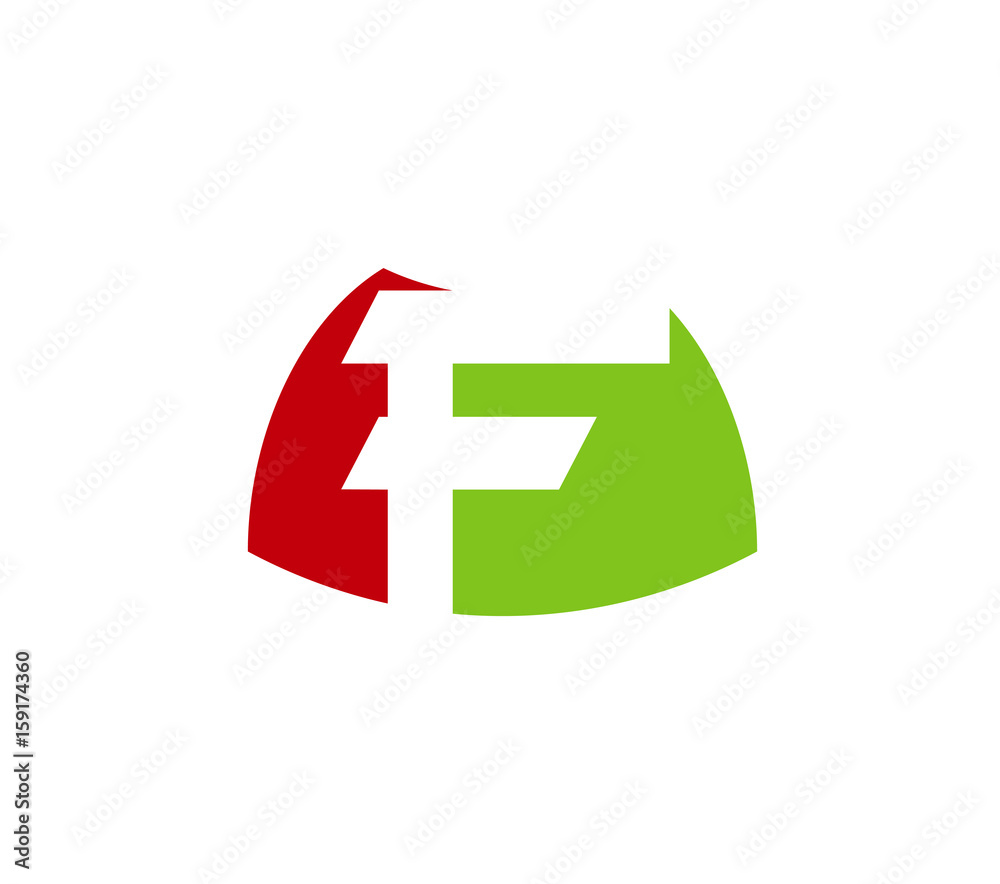 Abstract letter F logo icon design
Abstract letter F logo icon design
