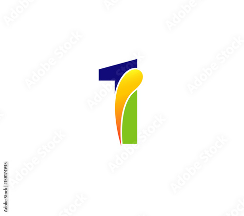 Free Download Number one 1 logo icon template
 - GFXLoad