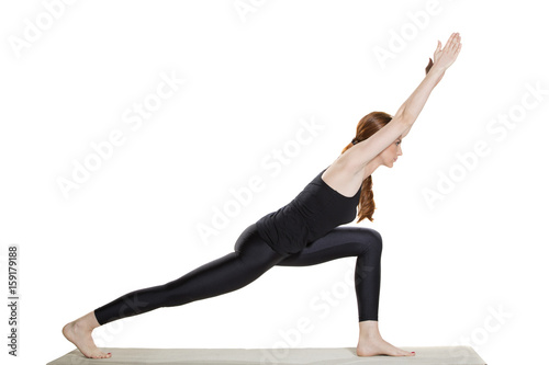 Yoga High Lunge Variation