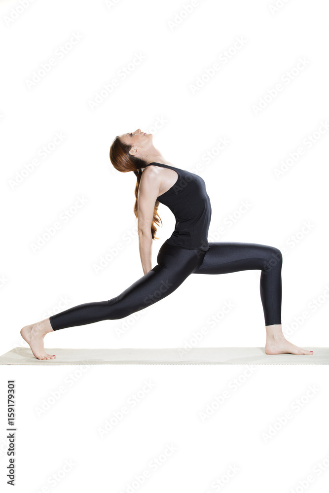 Yoga High Lunge variation - Anjaneyasana