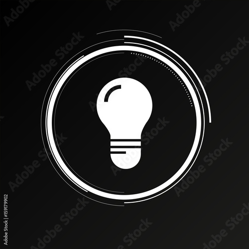 Future Button - Glühlampe