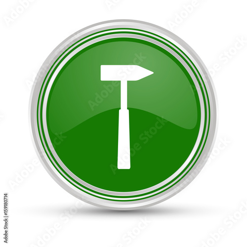 Grüner Button - Hammer